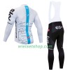 Fietskleding (Fietsshirt Lange Mouw + Lange Koersbroek) 2018 Team Sky N001 Winter Thermal Fleece